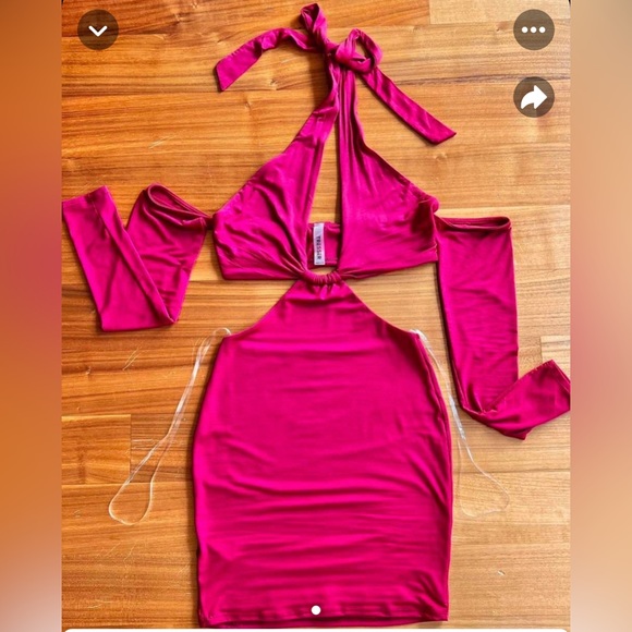 Dollskill red night out dress / SM - Picture 3 of 3